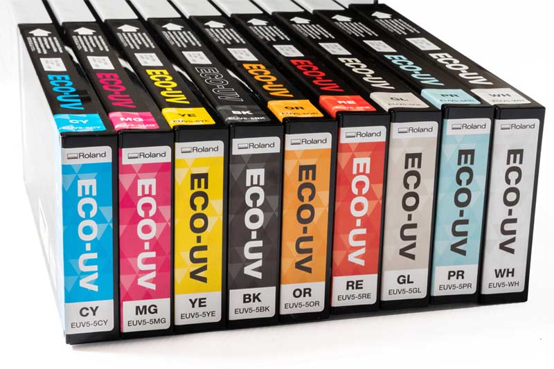 Foto Roland ECO UV inkten