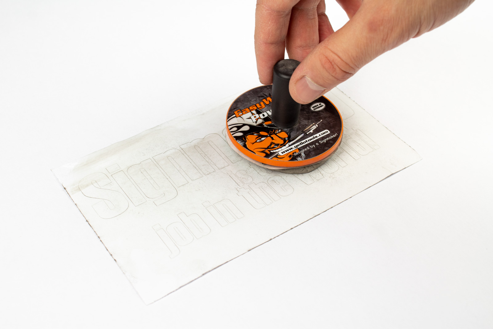 EasyWeed Power voor het wieden van vinylborden