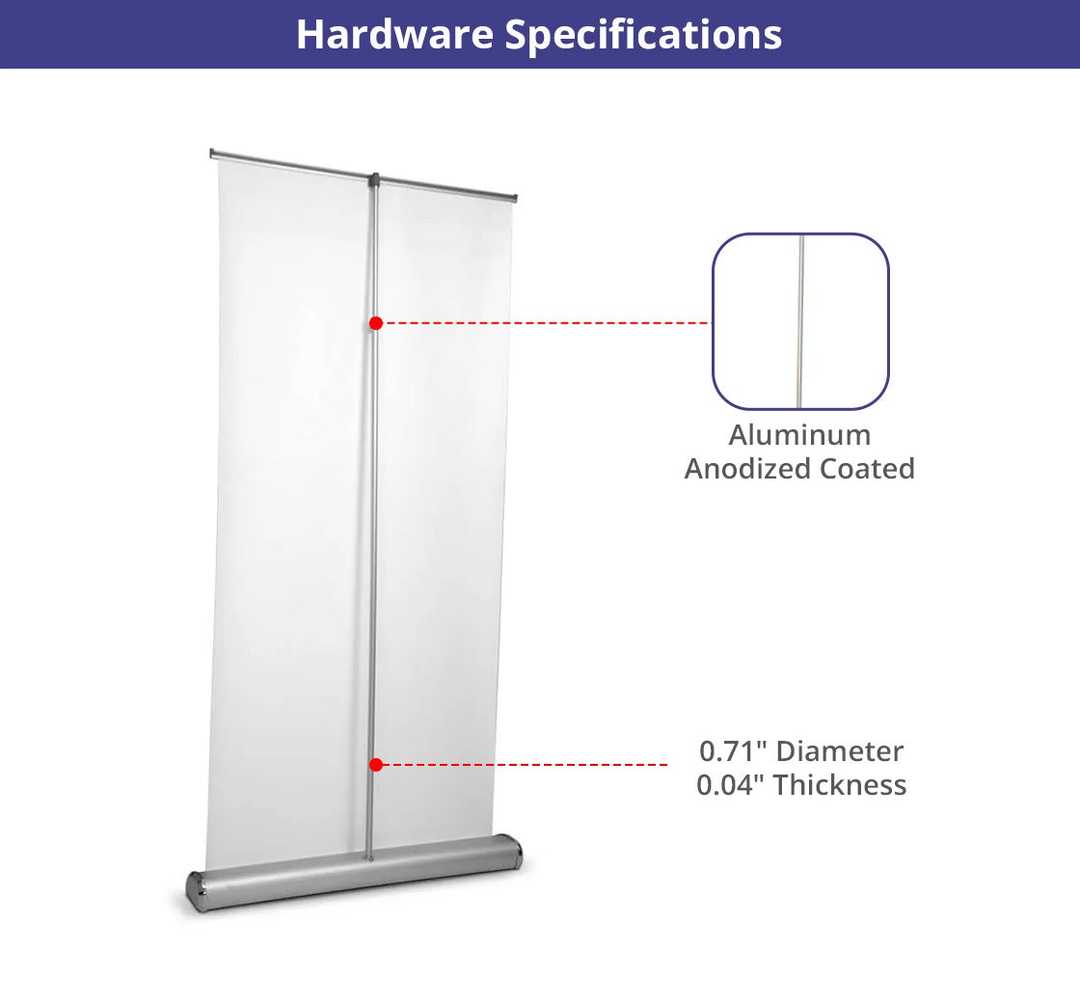 D-Line Roll-Up Basic 2ft Hardware Specificaties