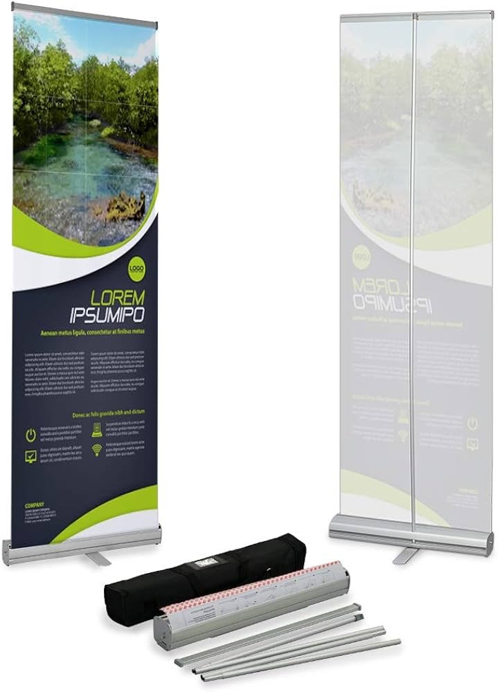 D-Line Roll-Up Basic 2ft Intrekbare Banierstandaard