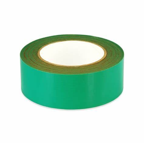 Wide green Thermotape heat resistant tape roll