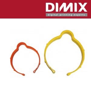 DIMIX Plastic Rol Clips - Rood en Geel