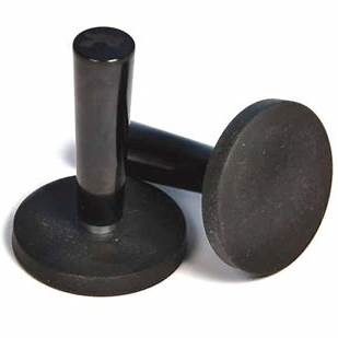 Zwarte montage magneten - paar