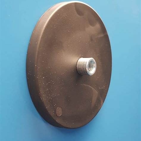 Ronde montage magneet met schroefdraad