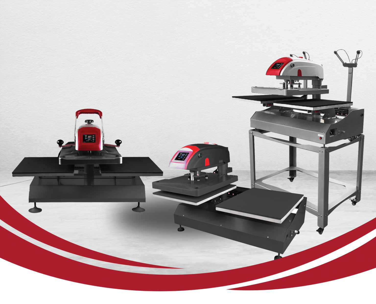 Press-X Pro Elektrische Twin Heat Press Stand in productoverzicht