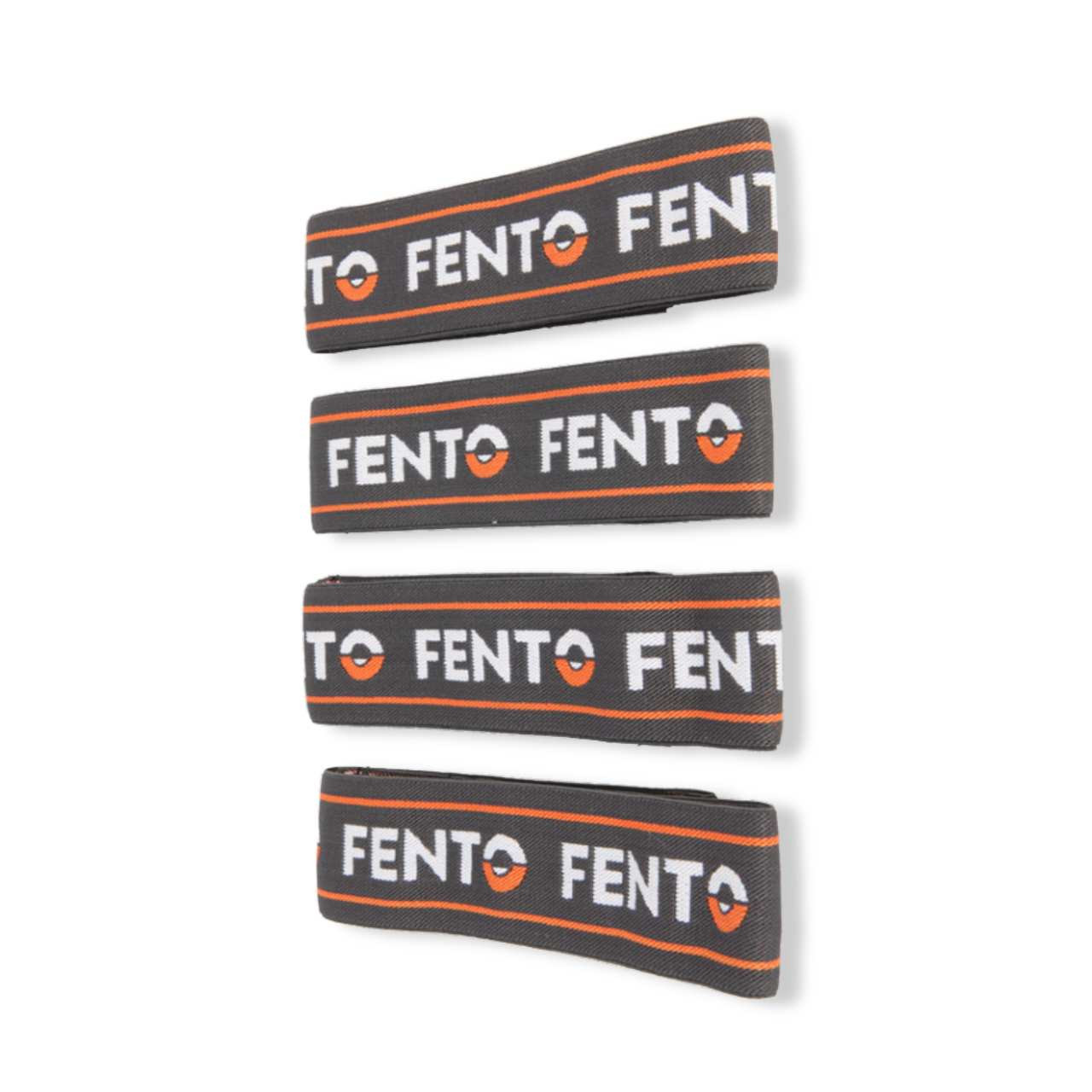 FENTO Elastische riemen met clip - Twee paar riemen met logo