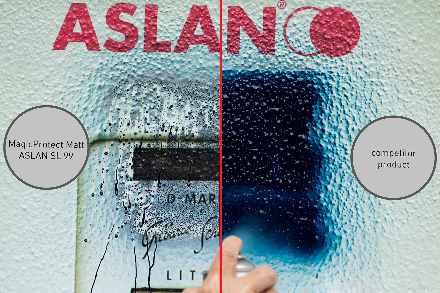 Image - Featured Image  - ASLAN MagicProtect Matt SL99 Polymeer Anti-Graffiti Laminaat -  3