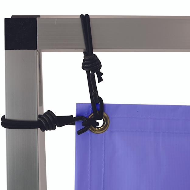 Elastische straps en clips voor spandoeken