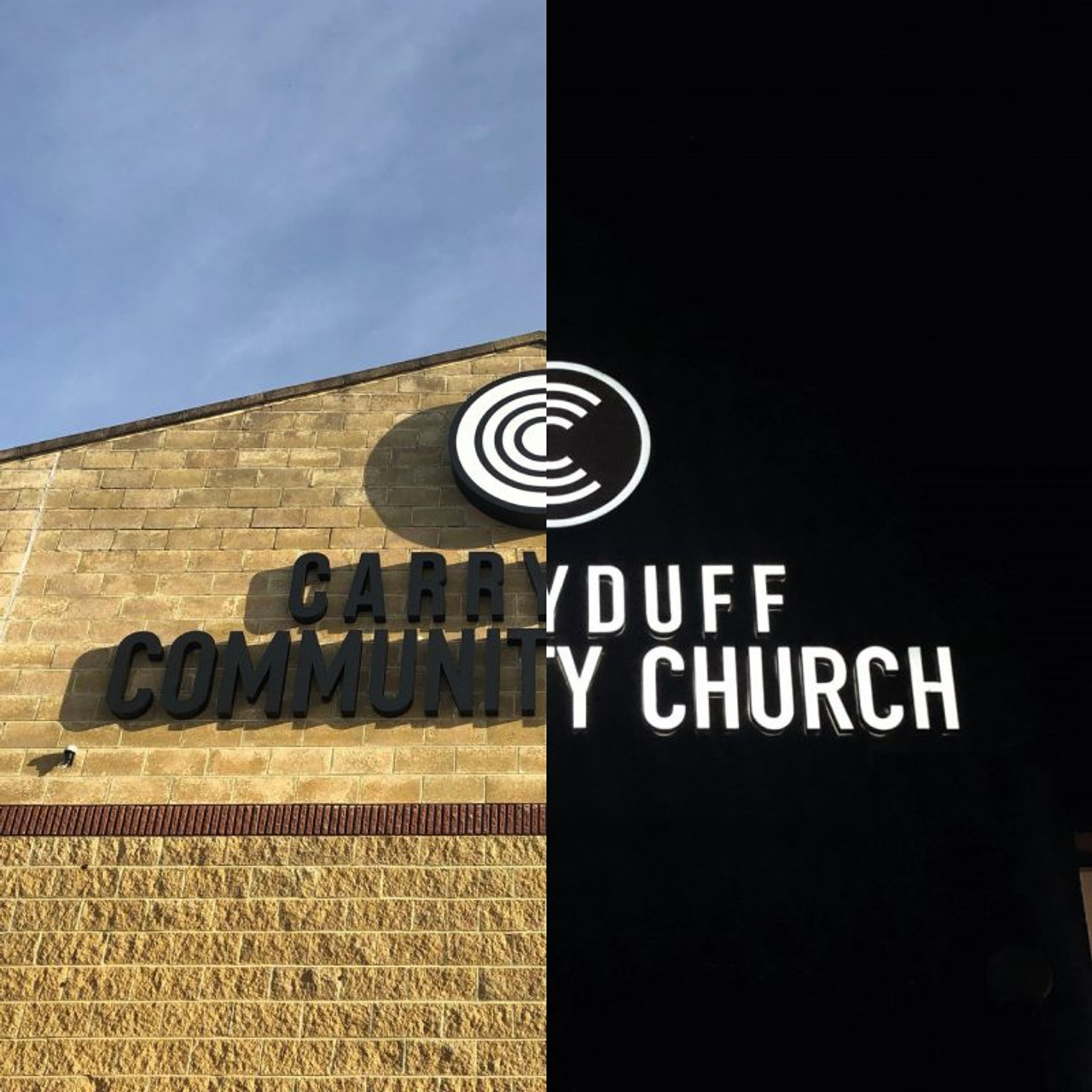 Contra Vision Dual-Color Signage Perforated Films