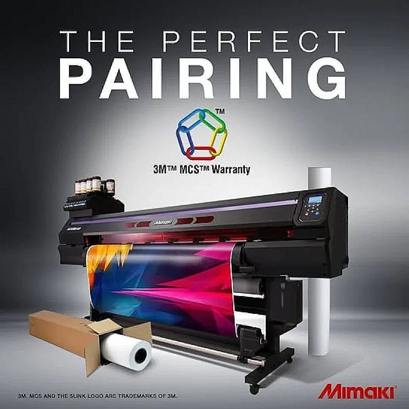 Mimaki en 3M: UCJV met LUS-170 inkten nu erkend binnen het 3M™ MCS™ Warranty Program