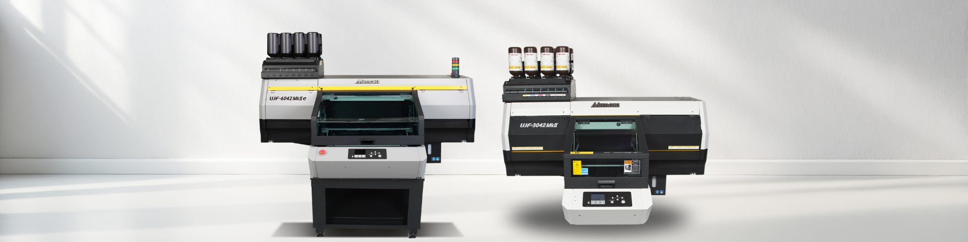 Image en vedette - Imprimantes directes sur objet de la série MKII de Mimaki